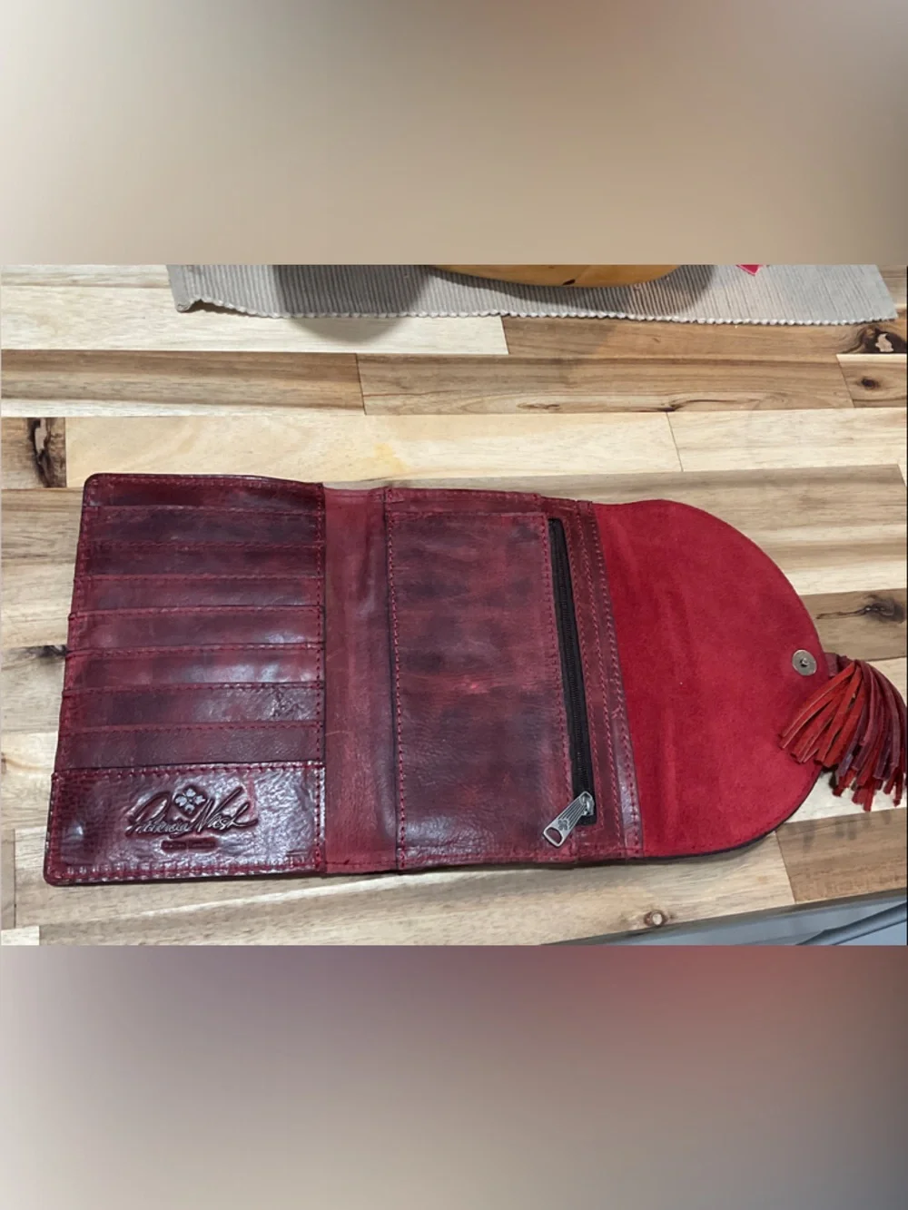 Patricia Nash embossed leather